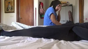 a muslim maid is disturbed when she sees his big black french cock 1733494097