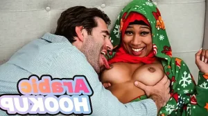 Hijab Babe Celebrating First Time an American Christmas